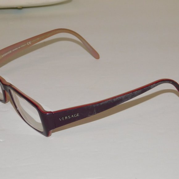 Versace Glasses Mod. 3086 660 Violet Frames Eyeglasses RX Made Italy - Picture 9 of 12